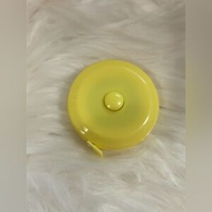 Yellow Round Retractable Tape Measure
